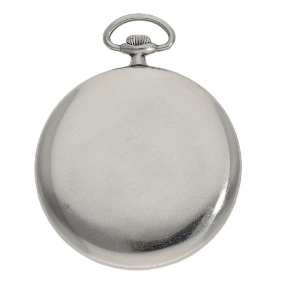 Icelandic stainless steel watch with regulator dial Circa 1930 Icelandic stainless steel watch with regulator dial Circa 1930