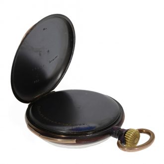 Swiss iron fine pocket watch with quarter repeater Circa 1910