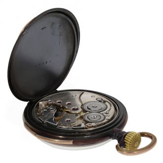 Swiss iron fine pocket watch with quarter repeater Circa 1910