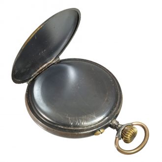 French gunmetal military 24 hour navigation watch Circa 1905 French gunmetal military 24 hour navigation watch Circa 1905