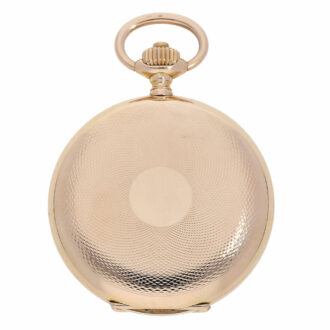 German 14 K pink gold Glashütte pocket watch Circa 1900