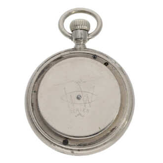 American metal open faced duplex with tourbillon Circa 1880