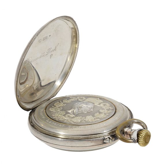 Swiss imperial presentation watch with Kaiser Wilhelm portrait Circa 1914 Swiss imperial presentation watch with Kaiser Wilhelm portrait Circa 1914