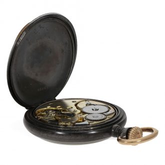 Swiss iron pocket watch with minute repeater Circa 1915