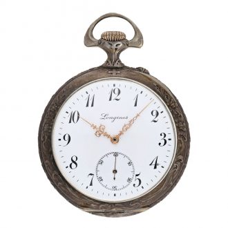 Swiss silver relief cased Eidgenössisches Schützenfest watch Circa 1910