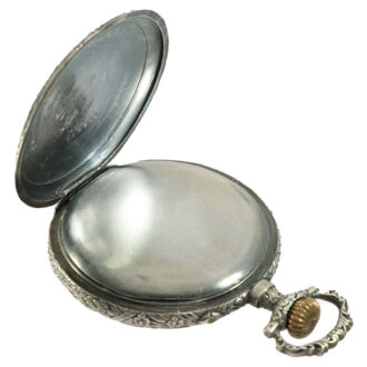Swiss silver precision lever marksman's watch Circa 1898