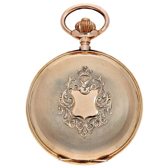 Swiss pocket watch in Glashütte way of construction Circa 1900 Swiss pocket watch in Glashütte way of construction Circa 1900