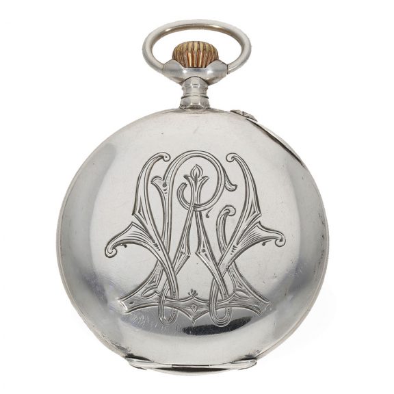Swiss silver watch with quality anker chronometer Circa 1890 Swiss silver watch with quality anker chronometer Circa 1890