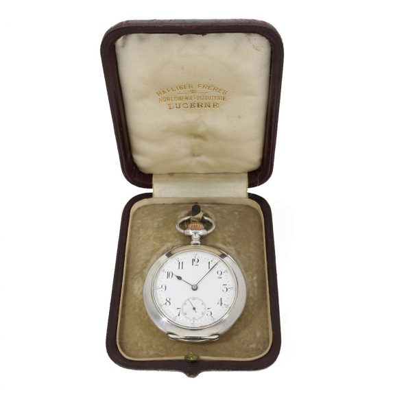 Swiss silver watch with quality anker chronometer Circa 1890 Swiss silver watch with quality anker chronometer Circa 1890
