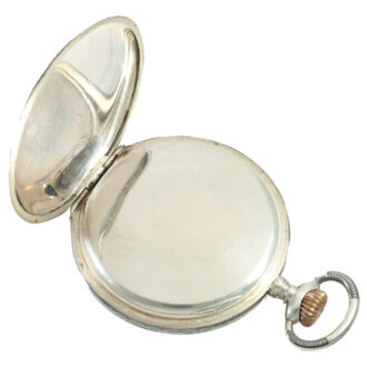 Swiss niello silver high quality school watch Circa 1920