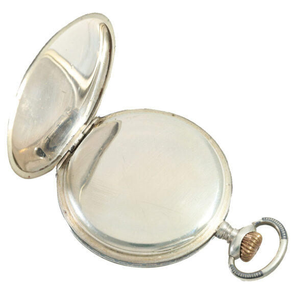 Swiss niello silver high quality school watch Circa 1920 Swiss niello silver high quality school watch Circa 1920