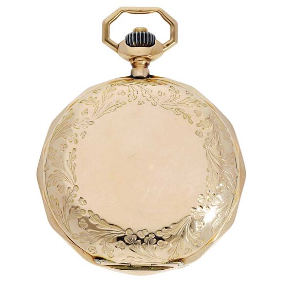 Austrian extravagant big 14 K gold pocket watch Circa 1900 Austrian extravagant big 14 K gold pocket watch Circa 1900