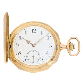 A gold German rare and decorative Guilloche Circa 1914
