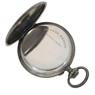 Swiss military pocket watch in original silver case Circa 1918 Swiss military pocket watch in original silver case Circa 1918