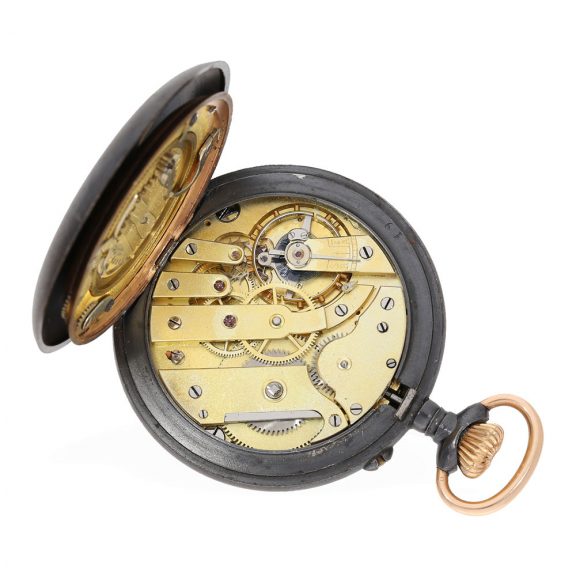 Rare German calendar watch with moon phase Circa 1884 Rare German calendar watch with moon phase Circa 1884