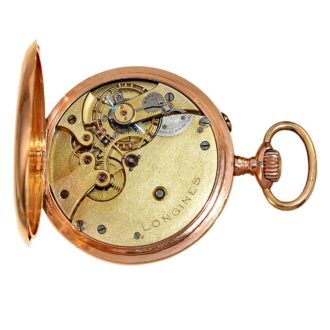 Swiss gentlemen's pocket watch with rare movement circa 1910