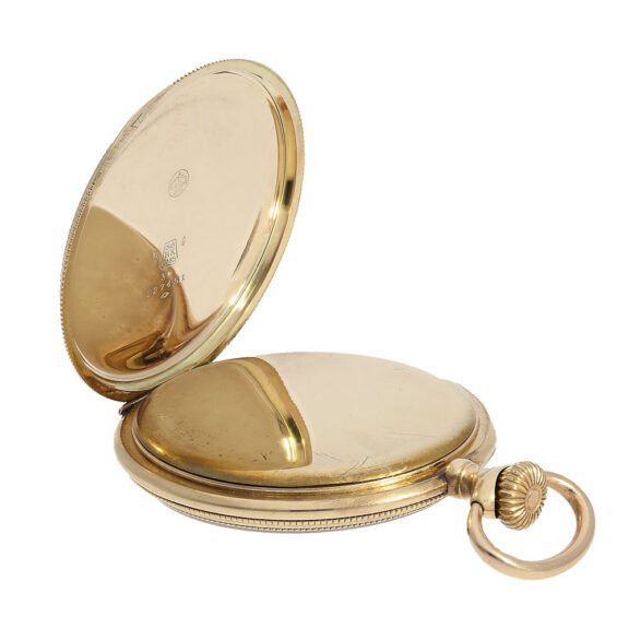 Swiss 14K gold open faced lever pocket watch Circa 1920 Swiss 14K gold open faced lever pocket watch Circa 1920
