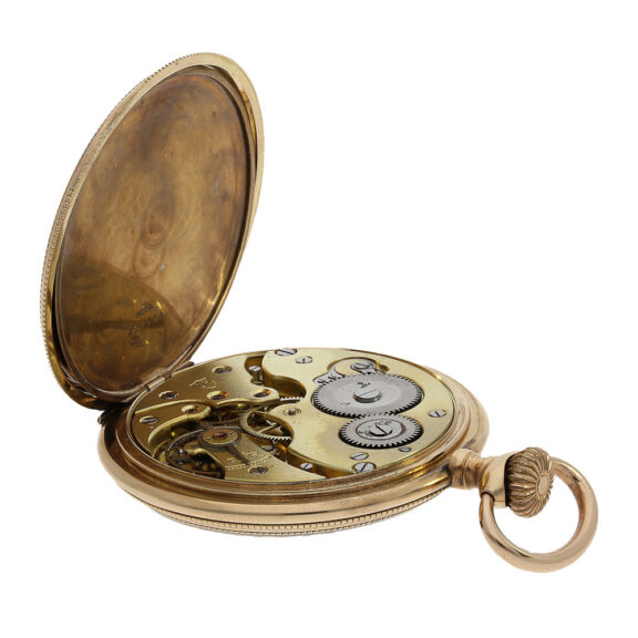 Swiss 14K gold open faced lever pocket watch Circa 1920 Swiss 14K gold open faced lever pocket watch Circa 1920