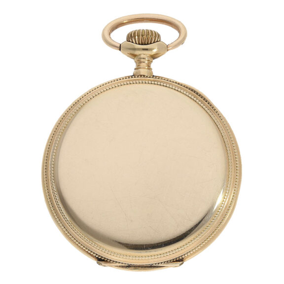 Swiss 14K gold open faced lever pocket watch Circa 1920 Swiss 14K gold open faced lever pocket watch Circa 1920