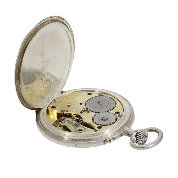 German large Glashütte silver gold precision pocket watch Circa 1920 German large Glashütte silver gold precision pocket watch Circa 1920