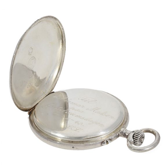 German large Glashütte silver gold precision pocket watch Circa 1920 German large Glashütte silver gold precision pocket watch Circa 1920