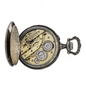 Swiss silver Masonic cylinder pocket watch Circa 1900 Swiss silver Masonic cylinder pocket watch Circa 1900