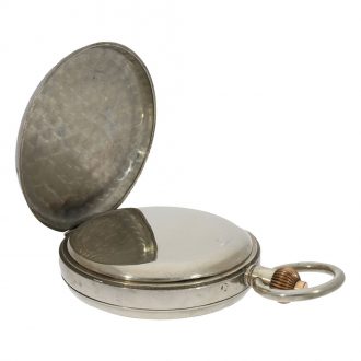 Swiss nickel eight day “Goliath” pocket watch Circa 1920