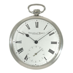 Fine Swiss staybrite steel lever precision pocket watch Circa 1970