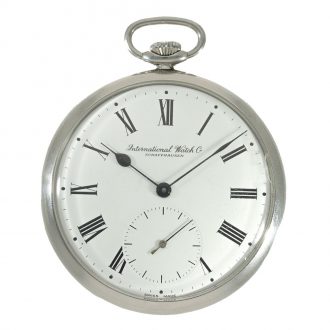 Fine Swiss staybrite steel lever precision pocket watch Circa 1970