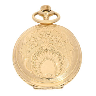 Swiss very fine gold lady's duplex pocket watch Circa 1900
