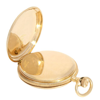 Swiss very fine gold lady's duplex pocket watch Circa 1900