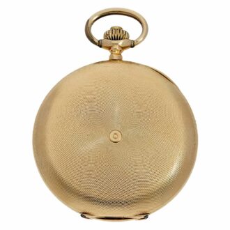 Swiss 14 K gold watch with corresponding chatelaine Circa 1918