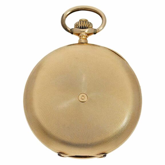 Swiss 14 K gold watch with corresponding chatelaine Circa 1918 Swiss 14 K gold watch with corresponding chatelaine Circa 1918