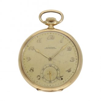 Swiss gold pocket watch in chronometer quality Circa 1930