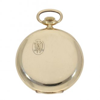 Swiss gold pocket watch in chronometer quality Circa 1930