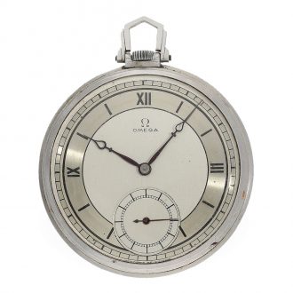Swiss rare and exceptionally beautiful Art deco steel dress watch Circa 1934