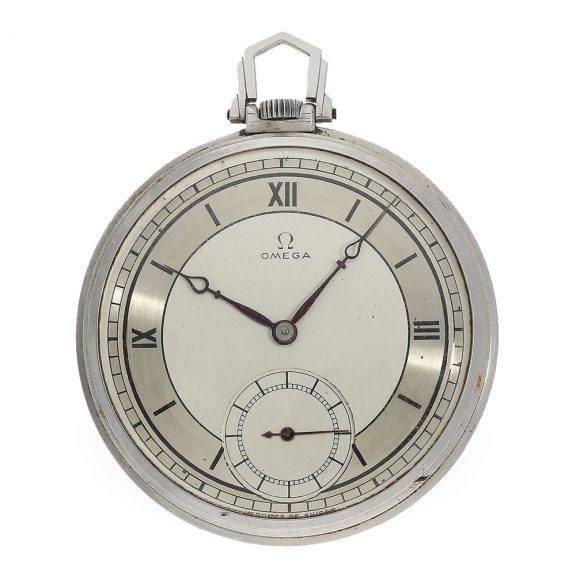 Swiss rare and exceptionally beautiful Art deco steel dress watch Circa 1934