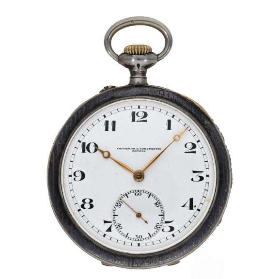 Swiss silver and gold anker chronometer with rare case Circa 1910 Swiss silver and gold anker chronometer with rare case Circa 1910