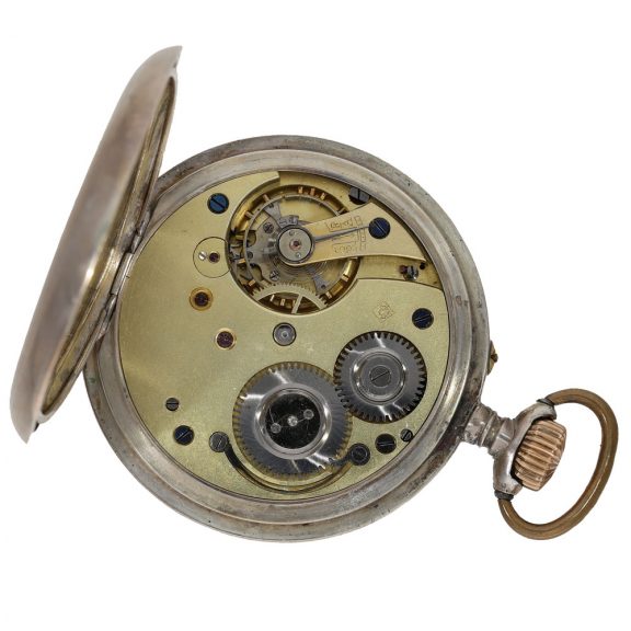 Swiss silver exceptionally large anker chronometer Circa 1895 Swiss silver exceptionally large anker chronometer Circa 1895