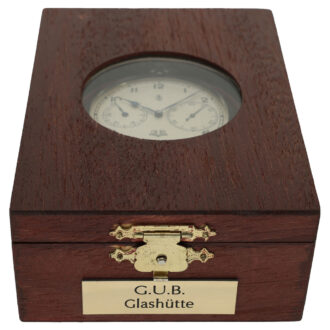 German silver marine observation lever watch Circa 1960