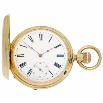 German Ankerchronometer with attractive chatelaine Circa 1880