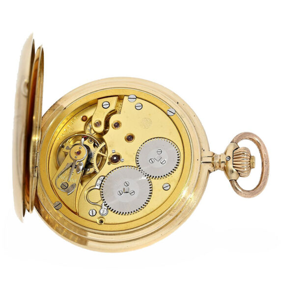 Swiss heavy 14 K gold IWC Schaffhausen watch Circa 1918 Swiss heavy 14 K gold IWC Schaffhausen watch Circa 1918
