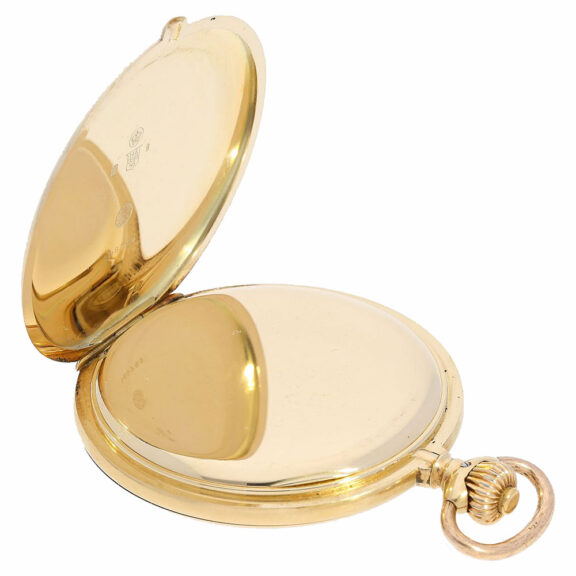 Swiss heavy 14 K gold IWC Schaffhausen watch Circa 1918 Swiss heavy 14 K gold IWC Schaffhausen watch Circa 1918