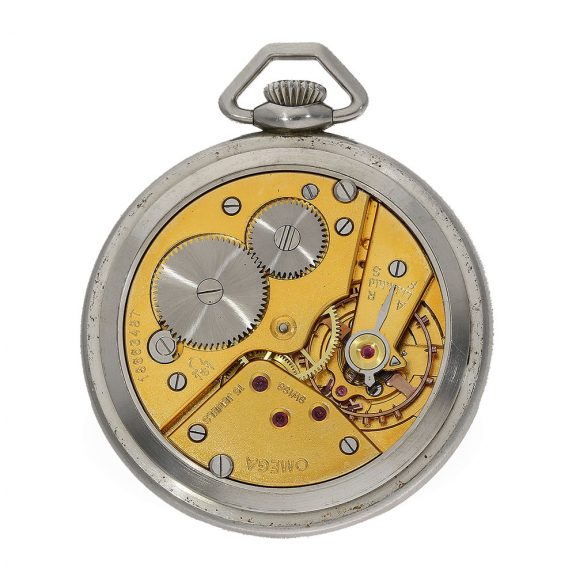 Swiss large elegant steel dress watch with precision lever escapement Circa 1962 Swiss large elegant steel dress watch with precision lever escapement Circa 1962
