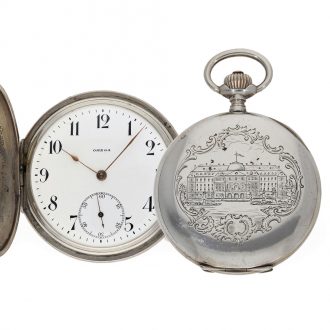 Swiss silver historically interesting presentation watch Circa 1911