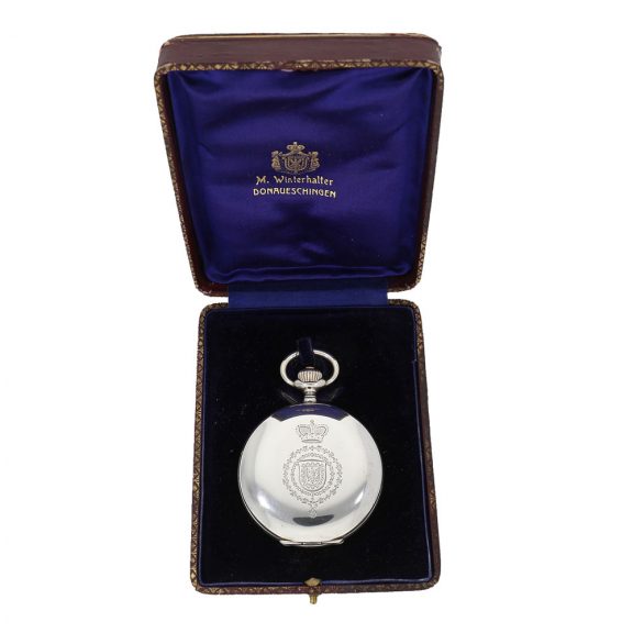 Swiss silver historically interesting presentation watch Circa 1911 Swiss silver historically interesting presentation watch Circa 1911