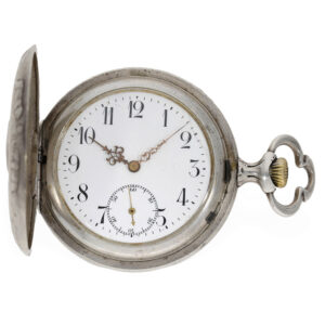 German silver Art Nouveau anker chronometer watch Circa 1900