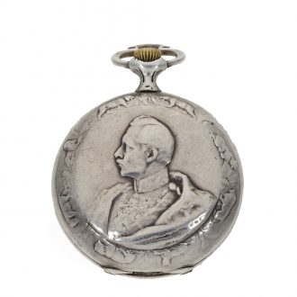 German silver Art Nouveau anker chronometer watch Circa 1900 German silver Art Nouveau anker chronometer watch Circa 1900