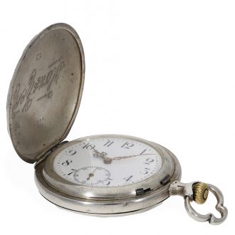 German silver Art Nouveau anker chronometer watch Circa 1900 German silver Art Nouveau anker chronometer watch Circa 1900