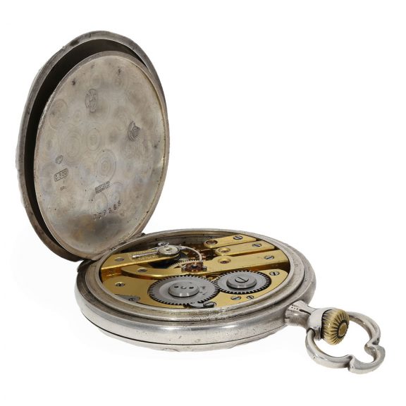 German silver Art Nouveau anker chronometer watch Circa 1900 German silver Art Nouveau anker chronometer watch Circa 1900